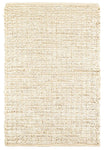 bleached woven jute rug