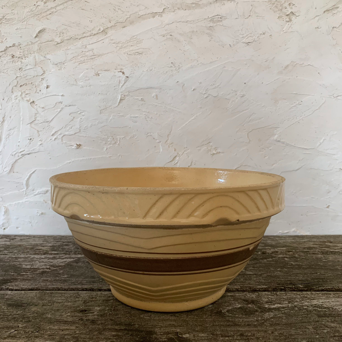 Yellow Ware Mixing Bowl Auction