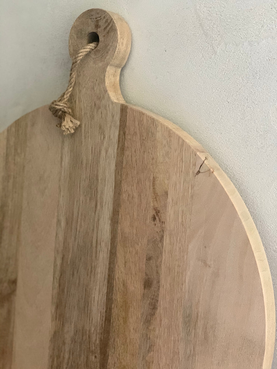 Large Wood Cutting Board with Rounded Corners