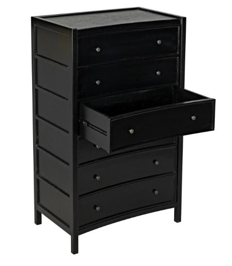 worn black tall dresser – Lauren Liess