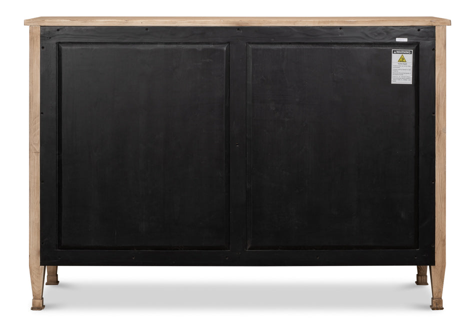 pine and cast iron dresser