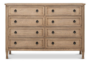 pine and cast iron dresser