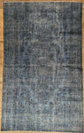 vintage blue overdye rug