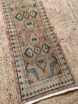 petite vintage turkish rug