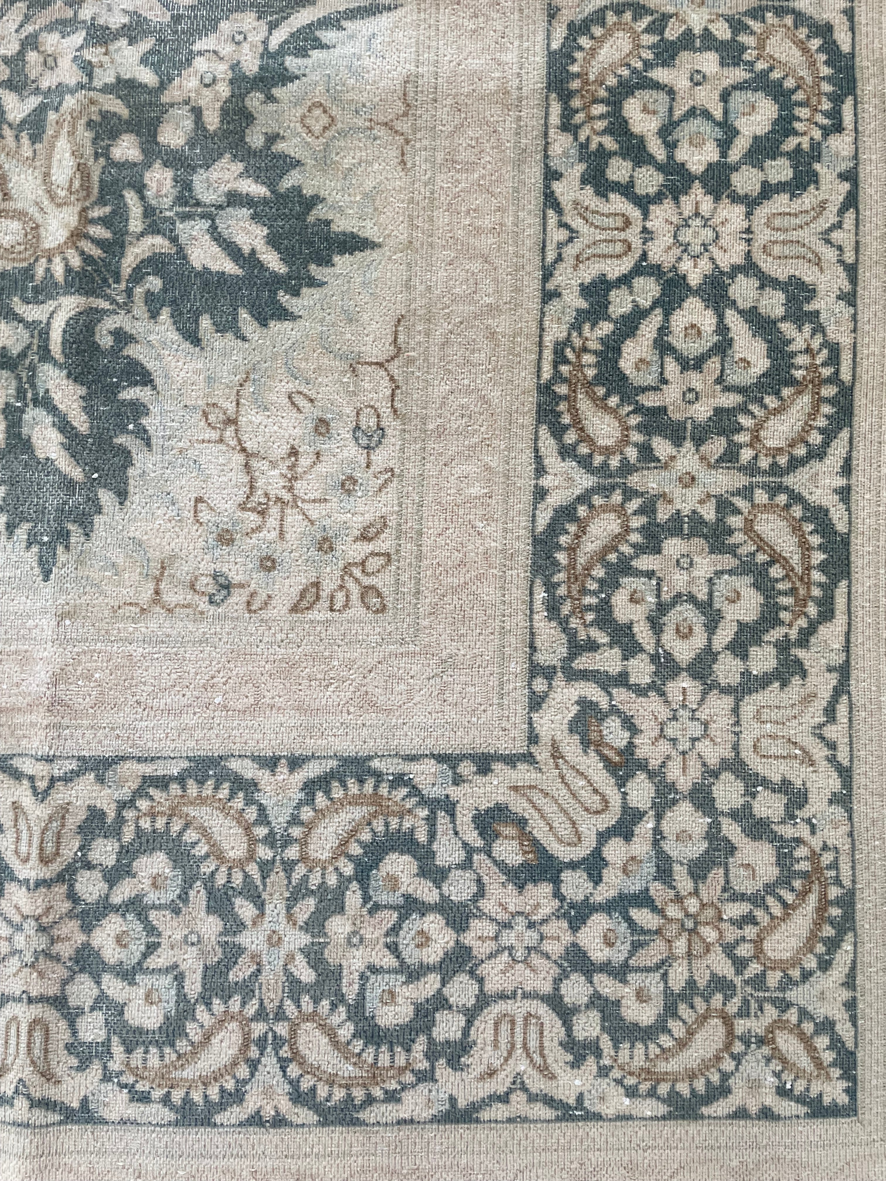 massive paisley vintage rug - 10'-8” x 12’-10”