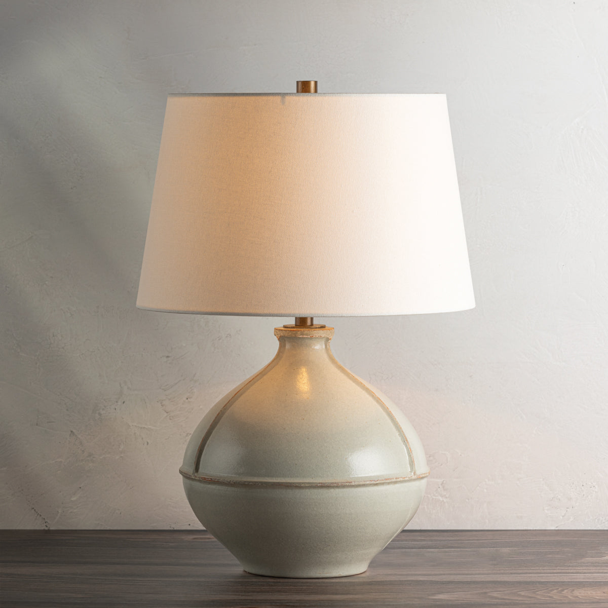 salvage table lamp