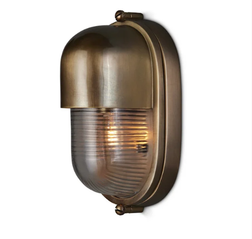 nautical brass outdoor sconce