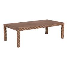 grooved edge coffee table