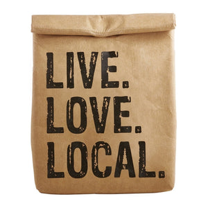 live.love.local. cooler bag