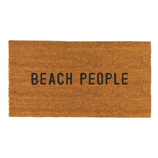"beach people" coir mat