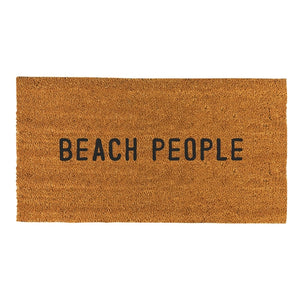 "beach people" coir mat