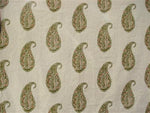 Live Paisley in Olive and Pink