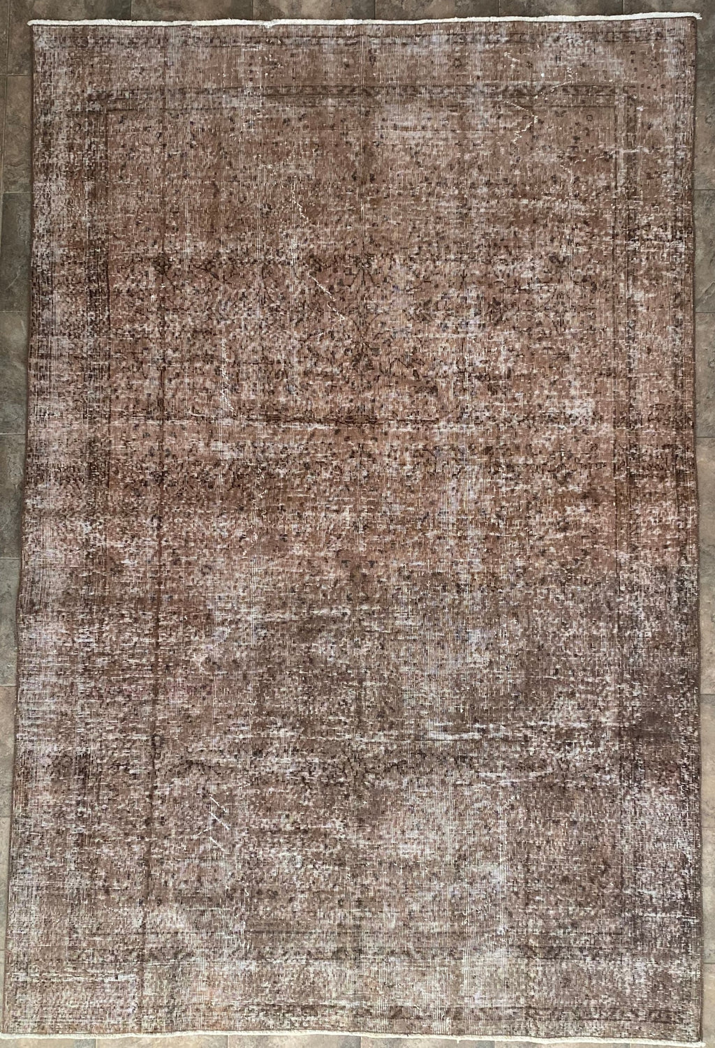vintage turkish tribal rug - 6' 5" x 9'7"