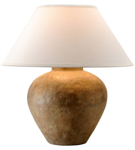 rustic earthy table lamp