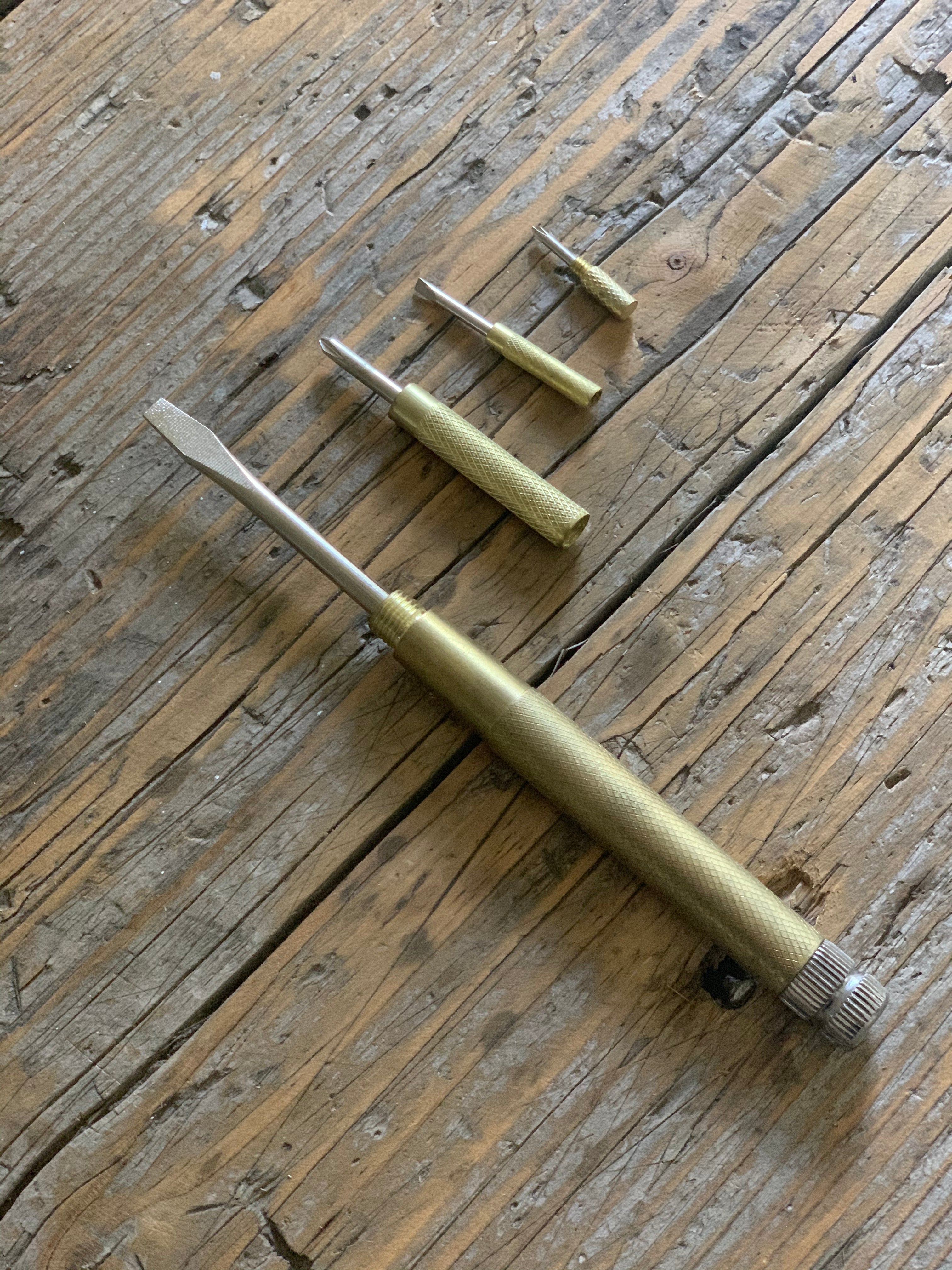 nickel + brass handy hammer