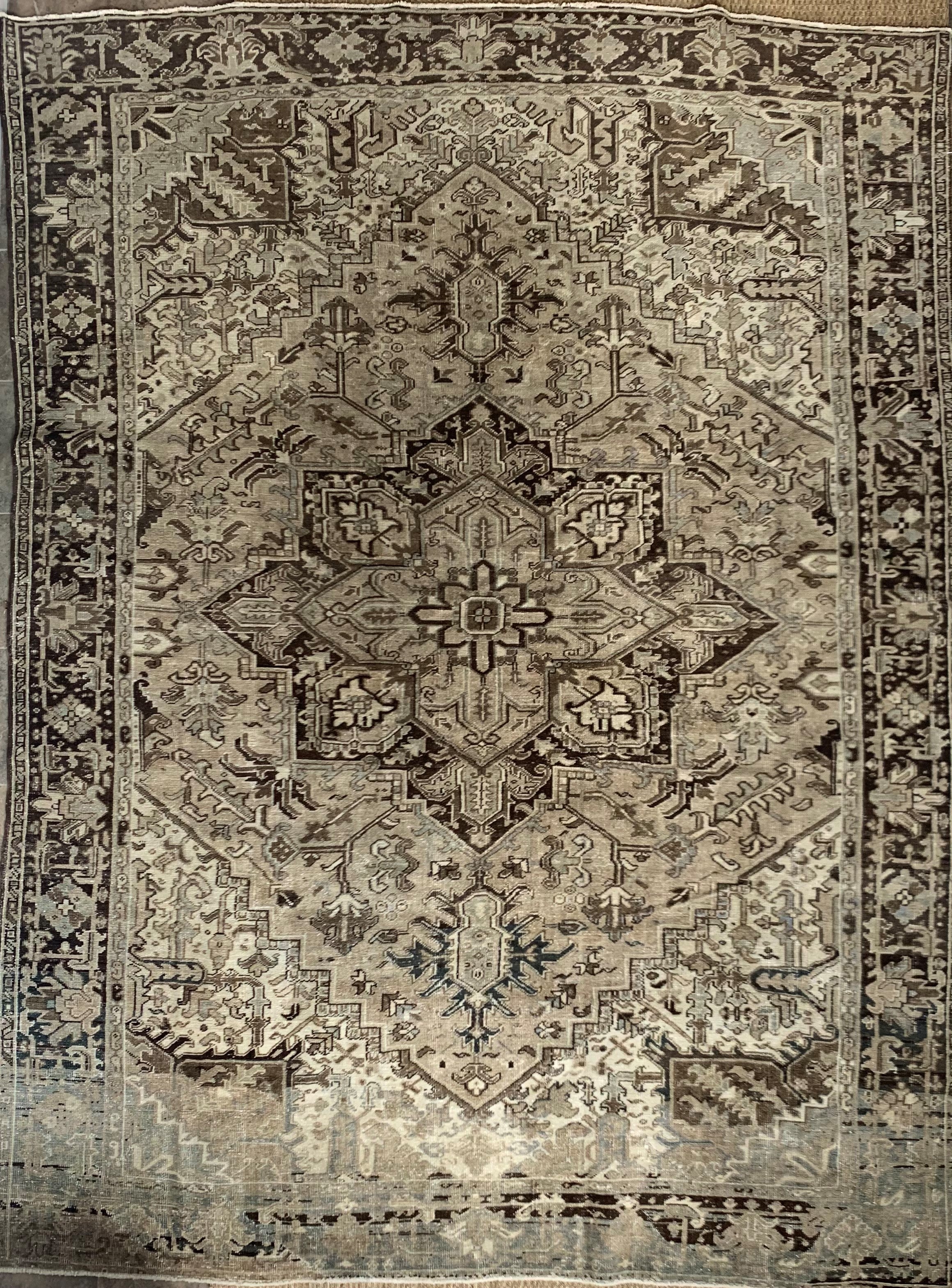 vintage persian rug - 8'6" x 11'2" - HOLD