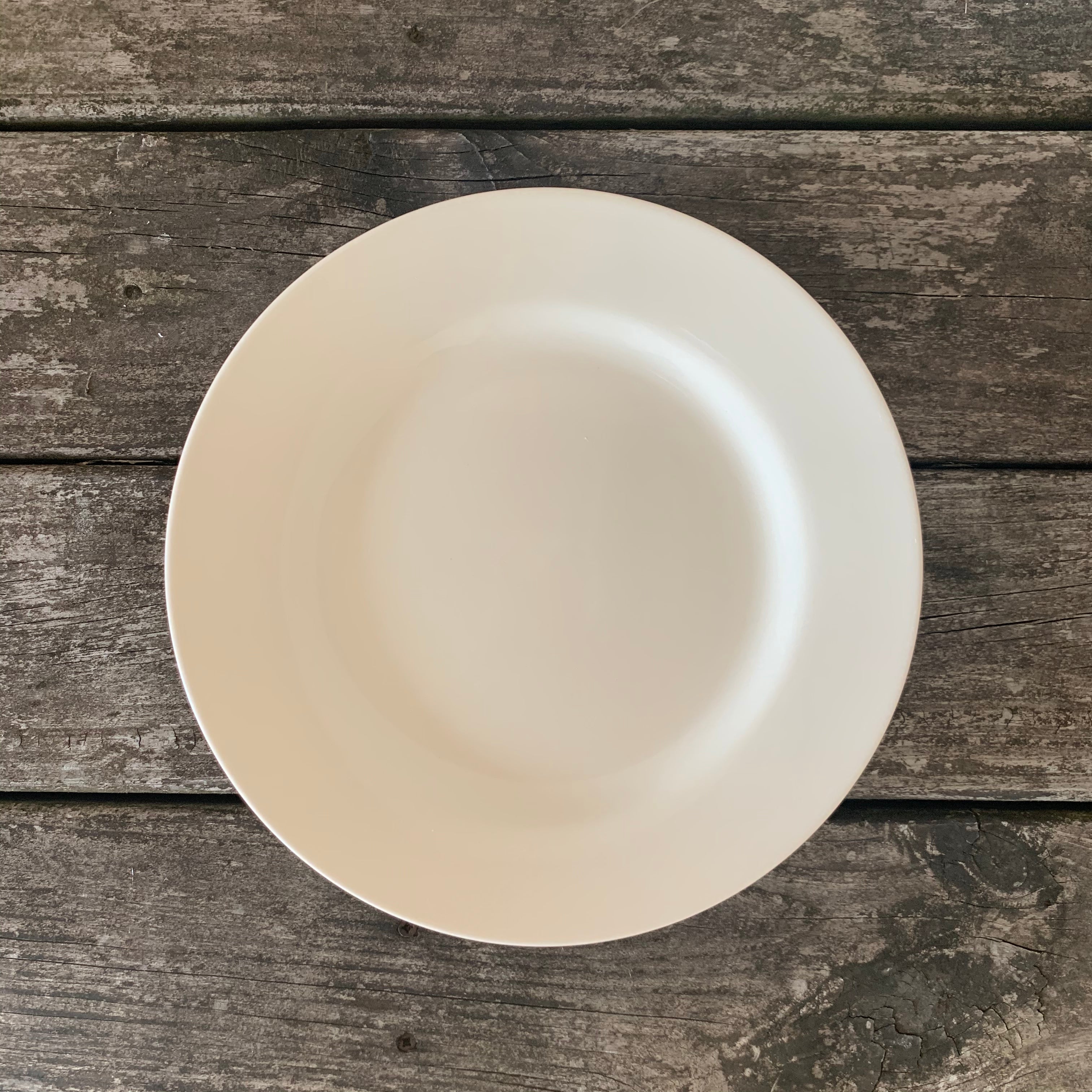 set of 4 ironstone dinner plates