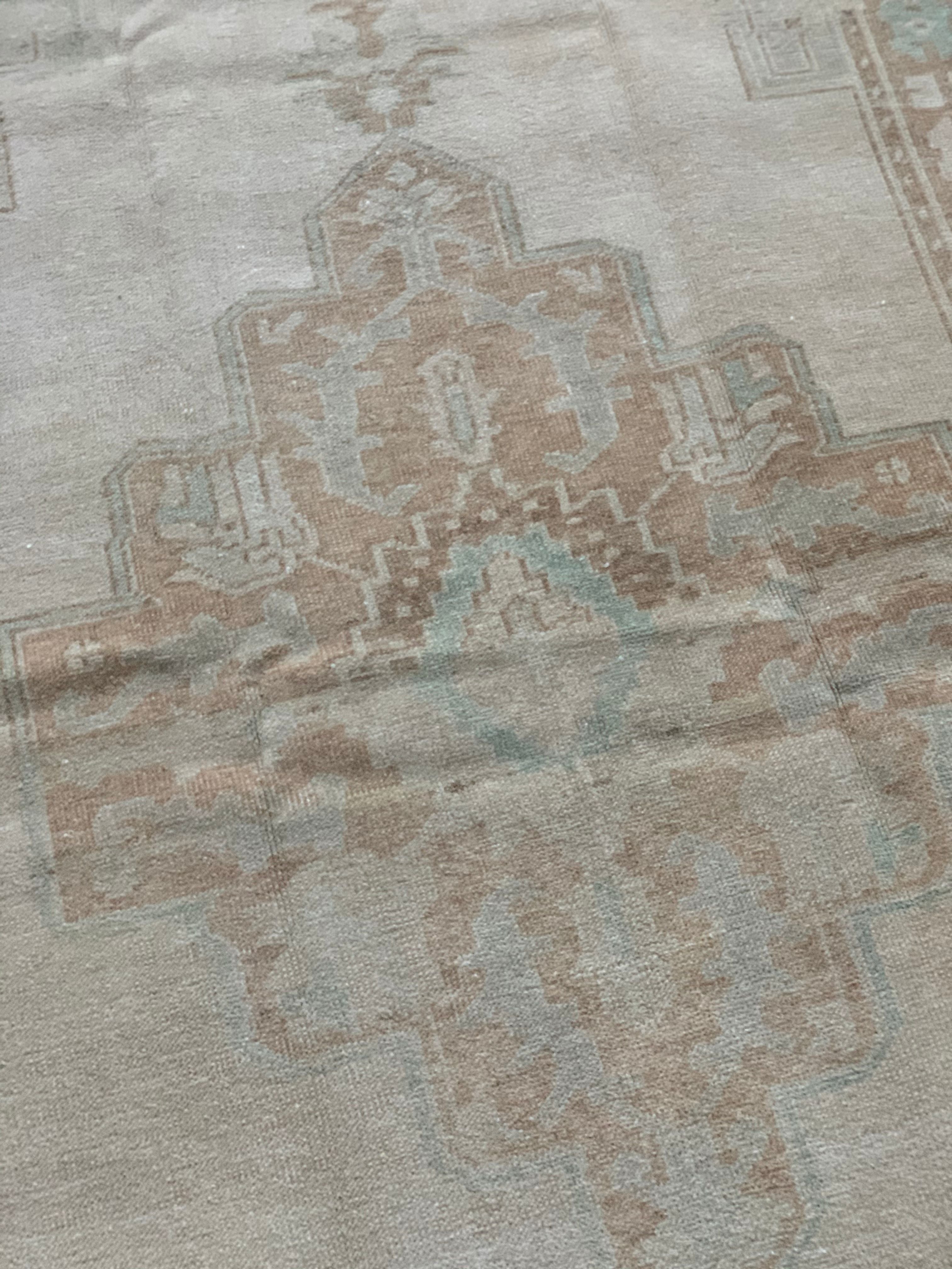 vintage handknotted anatolian rug