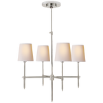 chandelier with paper shades