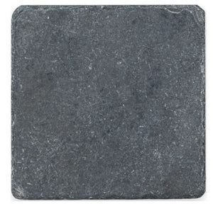 veranda 4x4 tile- tumbled black slate