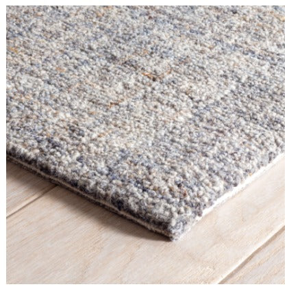 crosshatched wool rug