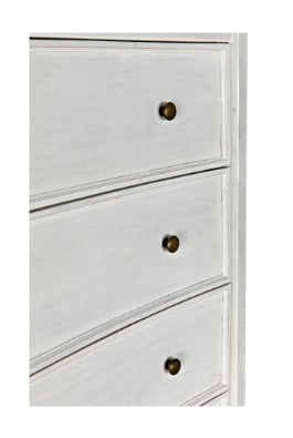white tall dresser