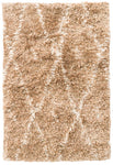 natural and ivory geometric woven jute rug