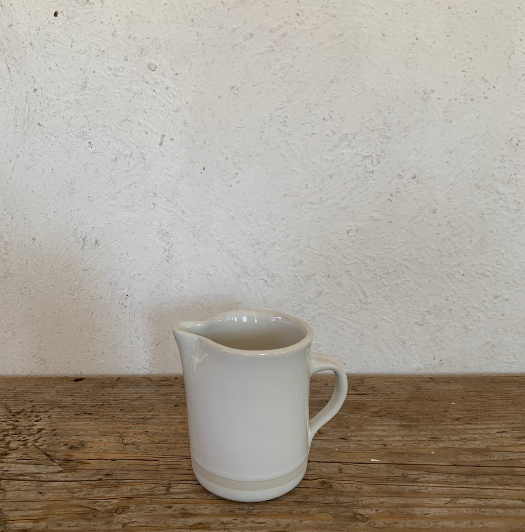 small glazed pitcher