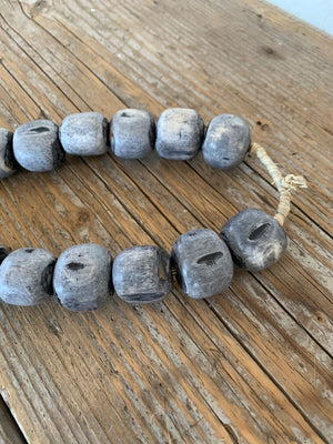 sphere gray decorative beads