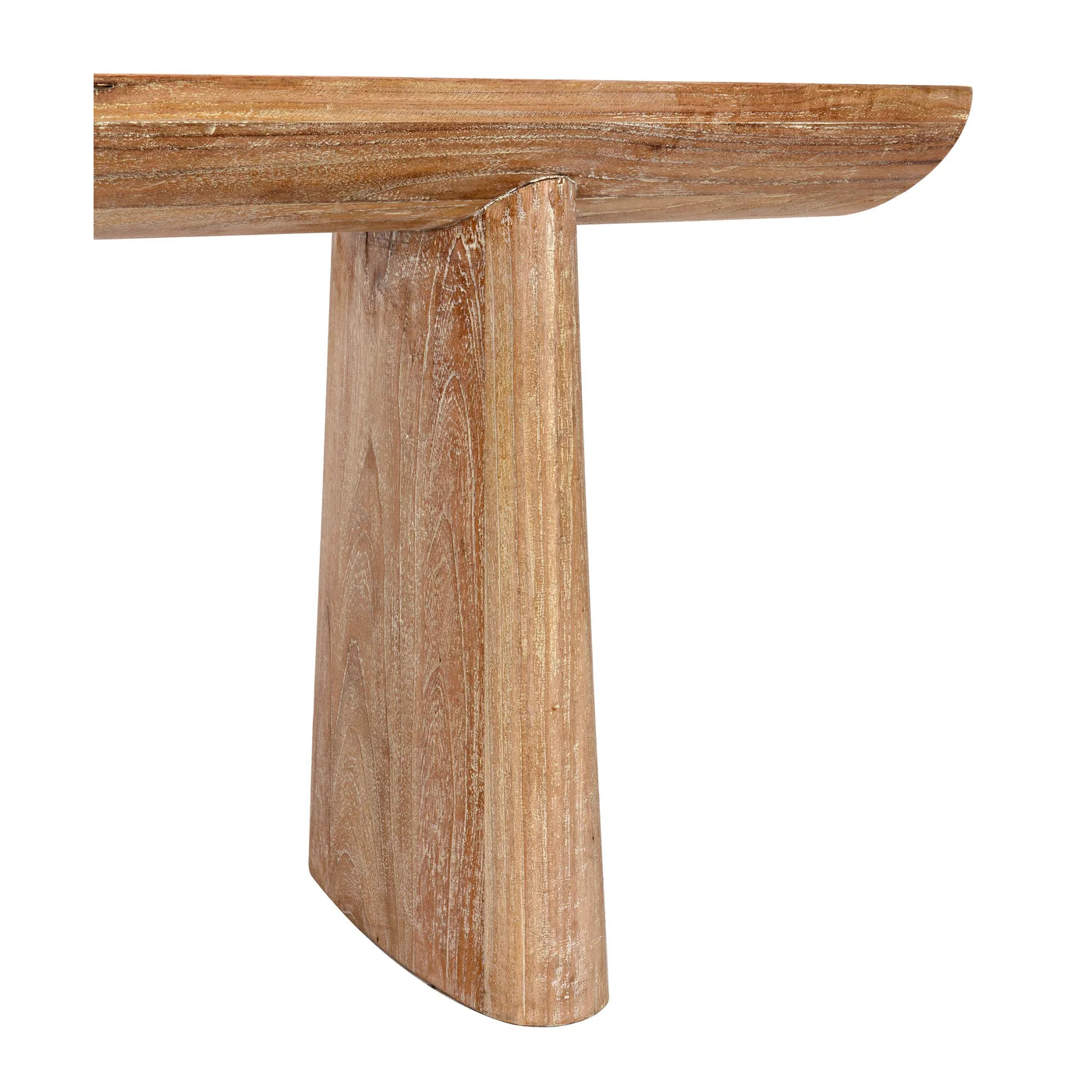 wedge top console table