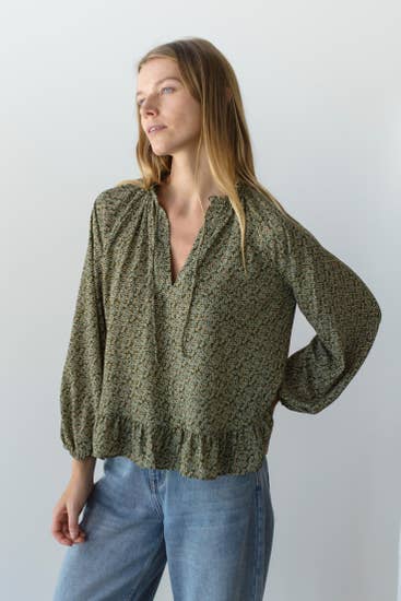 forest peasant blouse