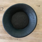 large dark wash dough bowl
