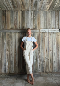 relaxed overalls in natural