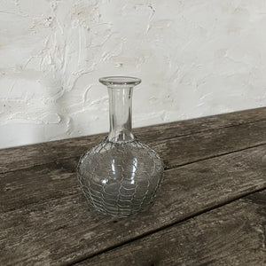 caged glass bud vase