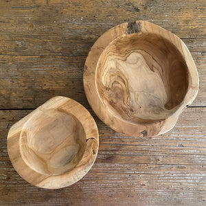 teakwood bowls set of 2
