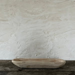 wooden trough bowl