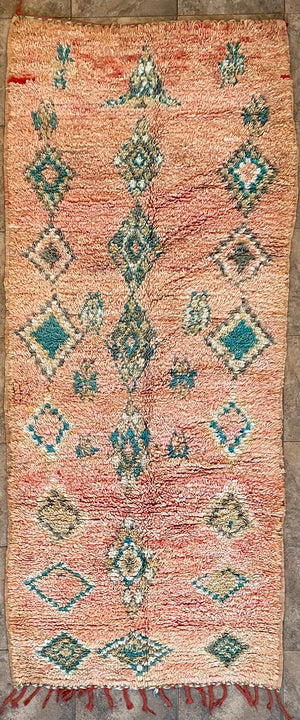 vintage moroccan runner - 7' 6" x 3' 2"