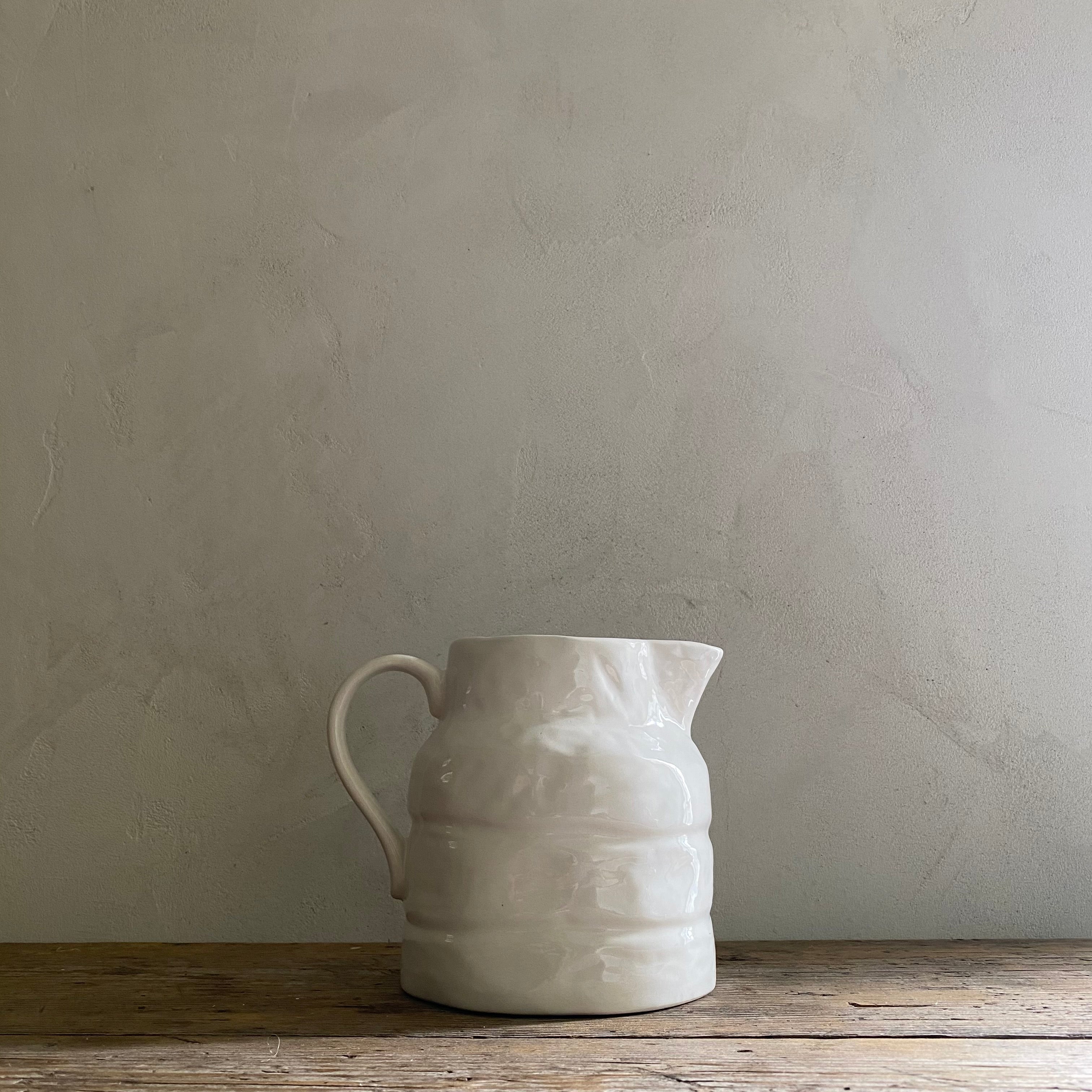 stoneware pitcher