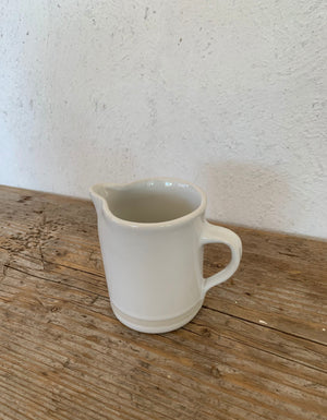 small glazed pitcher