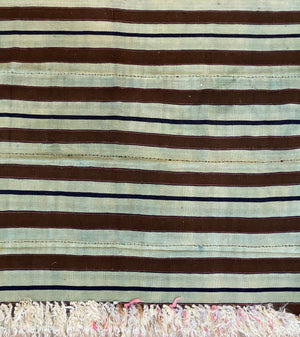 vintage striped kilim - 6' x 7'7"
