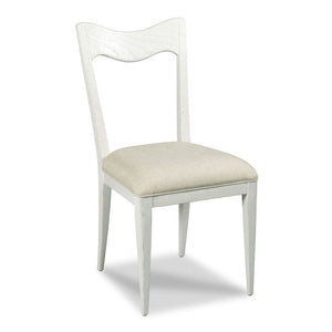silhouette chair in alabaster