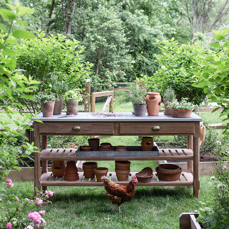 orchard potting table