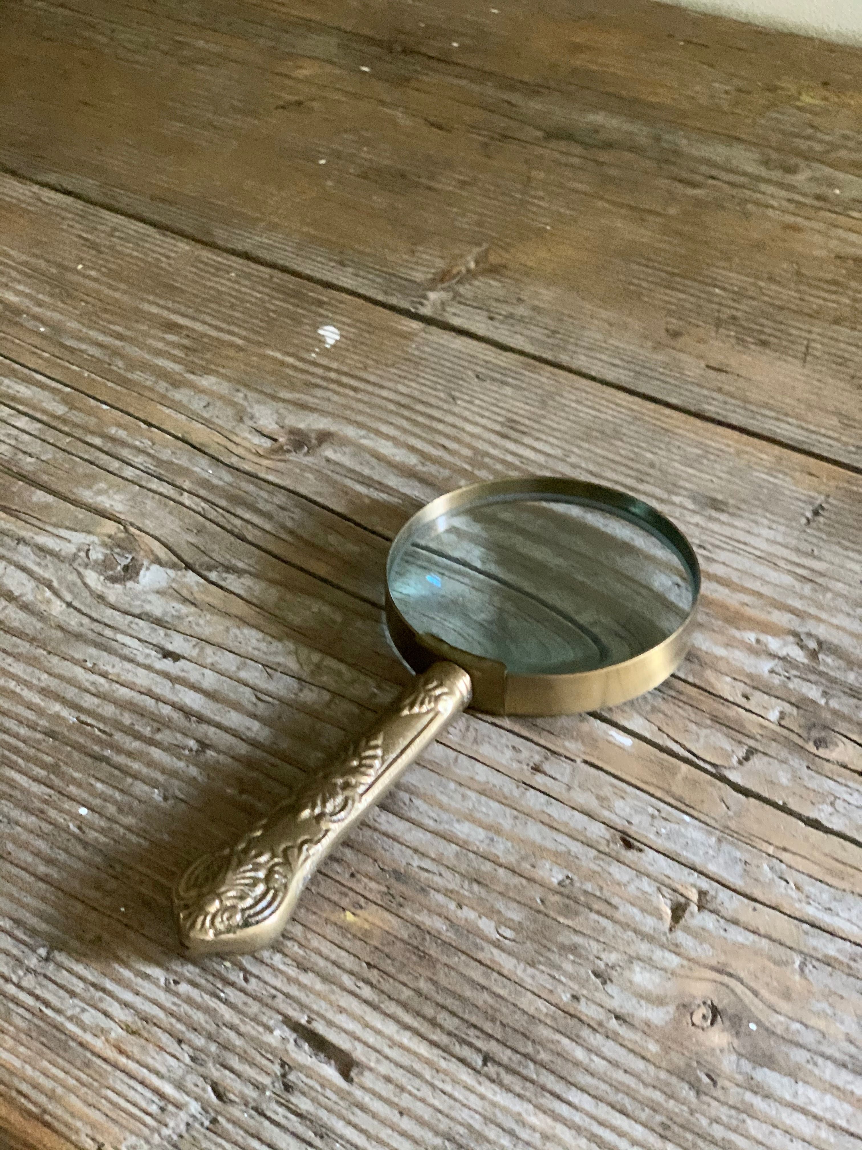 classic brass magnifying glass – Lauren Liess