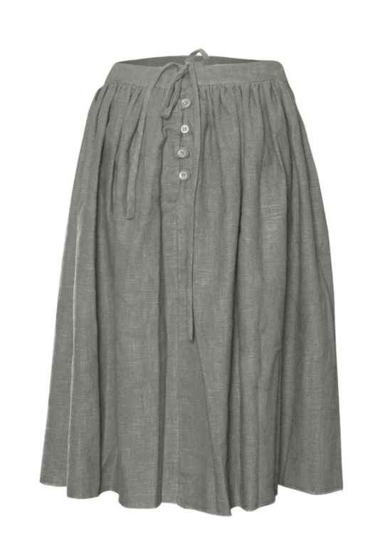 Linen Box Pleat Skirt – Ann Gish