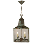verdigris hanging lantern