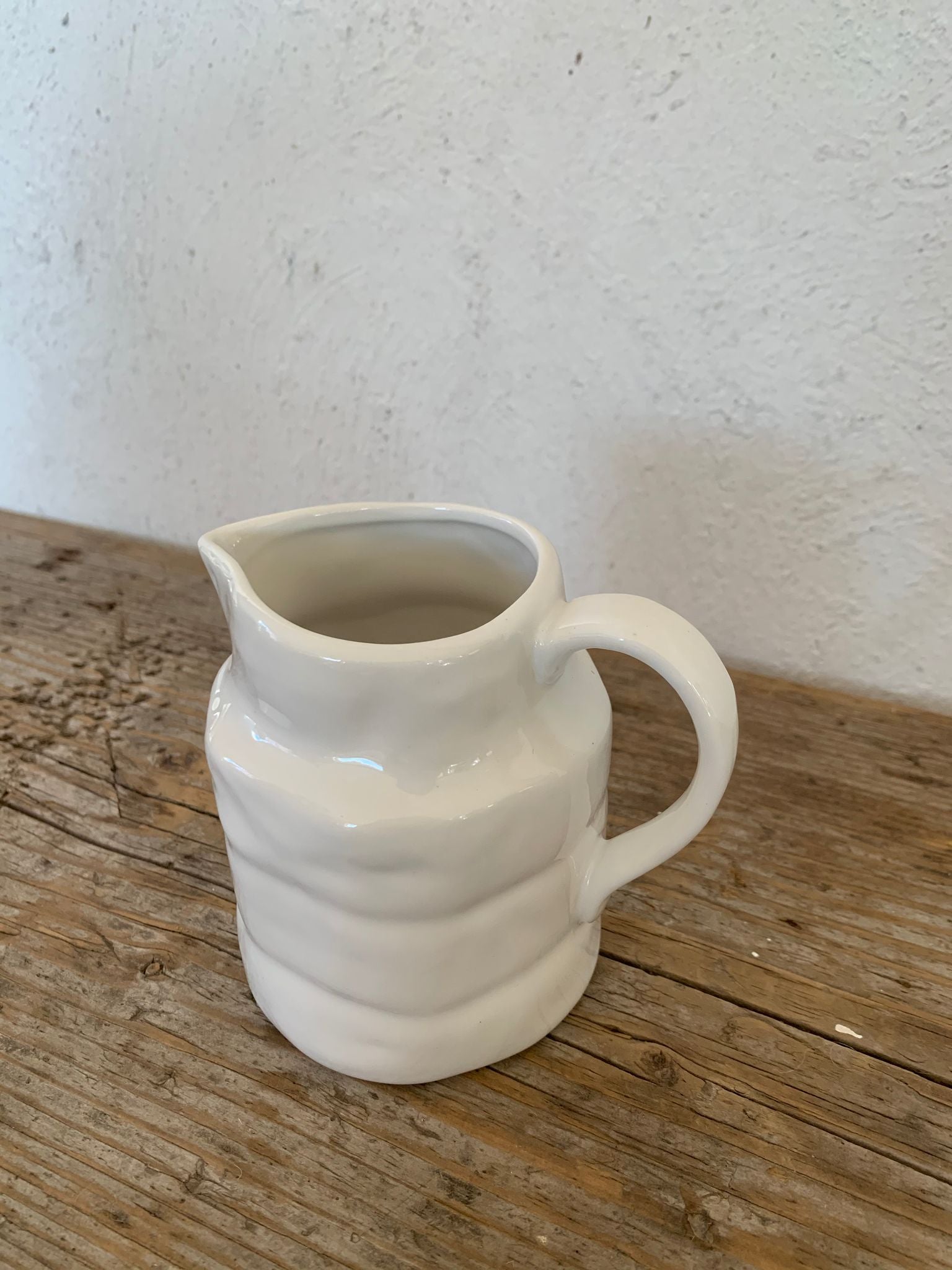 glazed pitcher